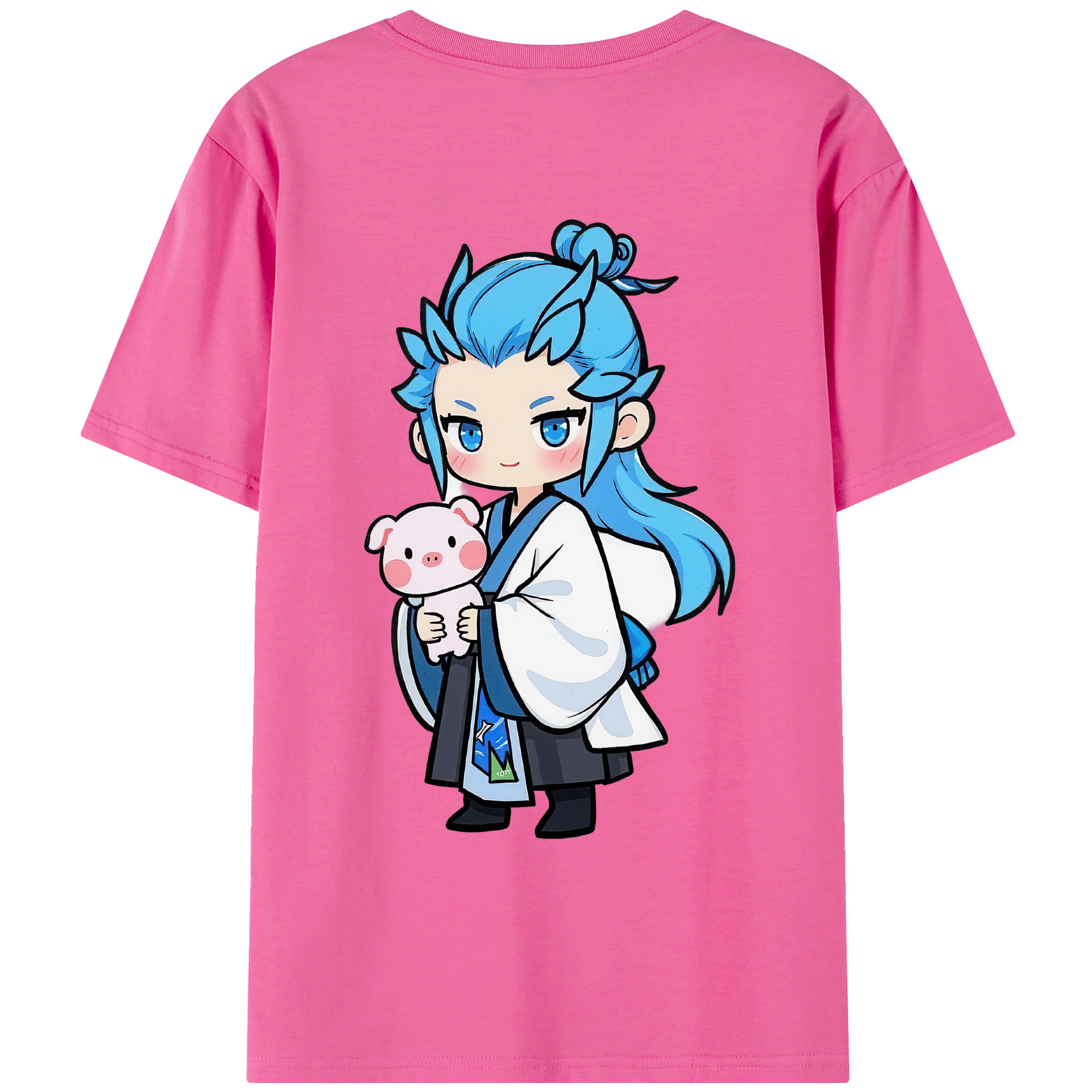 （画像用） Ne Zha 2 ナタ 魔童の大暴れ レディース半袖Tシャツ(バックプリント)